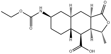 (1R,3aR,4aR,8aR,9S,9aR)-1-метил-3-оксодекахидро-3H-спиро[нафто[2,3-c]фуран-6,2'-[1,3]диоксолан]-9 - карбоксилна киселина