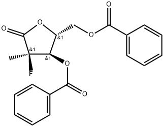 ((2R,3R,4R)-3-(бензоилокси)-4-флуоро-4-метил-5-оксотетрахидрофуран-2-ил)метил бензоат