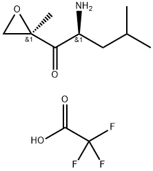(2S)-2-Амино-4-метил-1-((2R)-2-метилоксиранил)-1-пентанон трифлуороацетат
