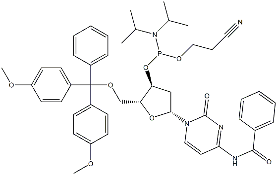 5'-O-DMT-N4-Бензоил-2'-деоксицитидин 3'-CE фосфорамидит