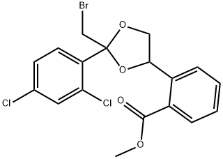 cis-2-(Бромометил)-2-(2,4-дихлорофенил)-1,3-диоксолан-4-илметил бензоат