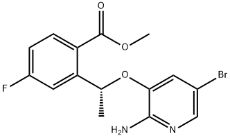 метил(R)-2-(1-((2-амино-5-бромопиридин-3-ил)окси)етил)-4-флуоробензоат