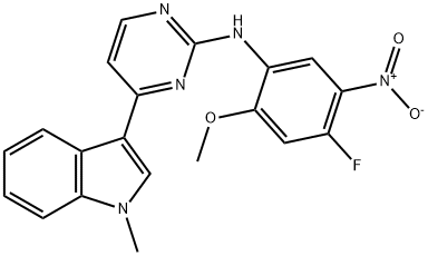 N-(4-флуоро-2-метокси-5-нитрофенил)-4-(1-метилиндол-3-ил)пириМидин-2-аМин